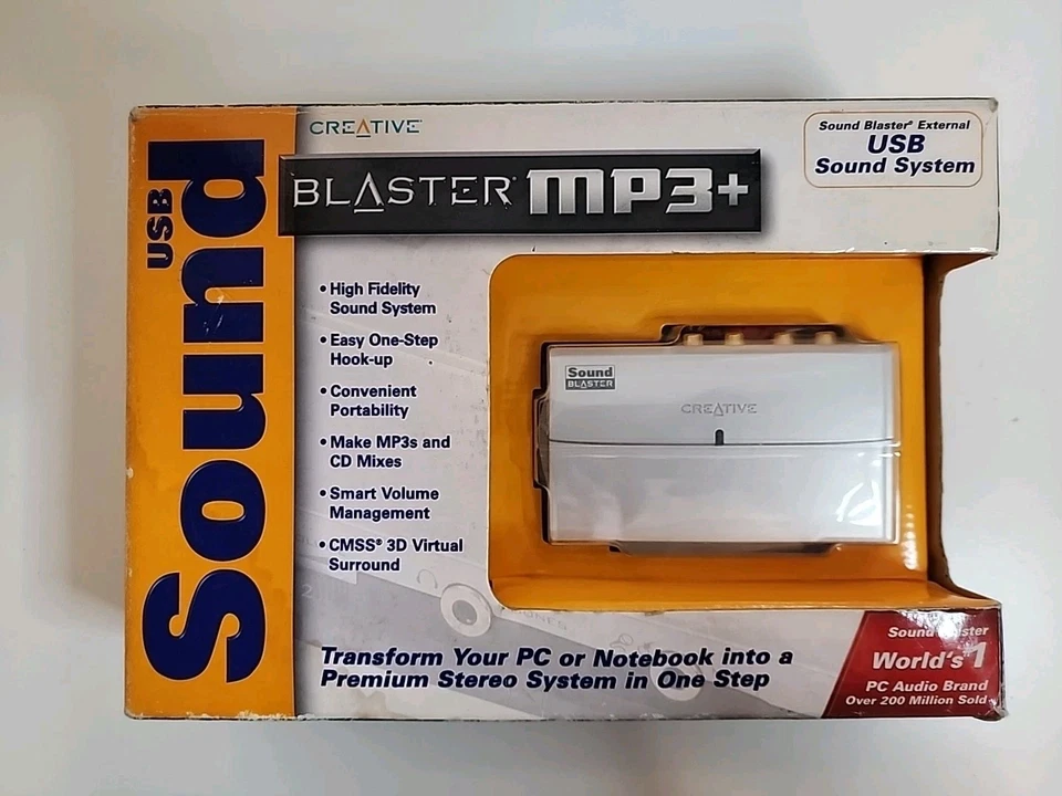 Creative Sound Blaster MP3 Plus Externes USB Soundsystem Open Box