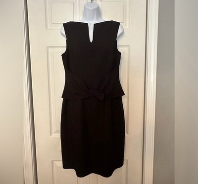 David Meister women s black woven knit dress. Size 10. Perfect For Holidays