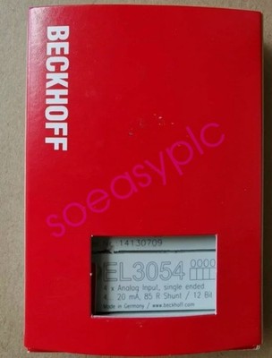 New In Box Beckhoff EL3054 PLC Module EL3054 EL3054 Free shipping
