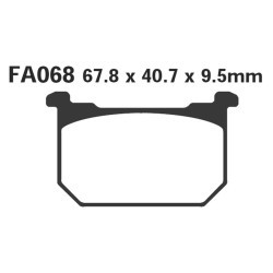 Kawa Z750/1000 80-85 V-Beläge für Kawasaki Z750/00 80-85
