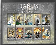 Faroe Islands 2004 MNH Poems by Jens Henrick Oliver Djurhuus MS 472