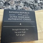 Banana Republic Women’s Authentic House Chino Pants Size 4 New With Tags Belted — photo 5