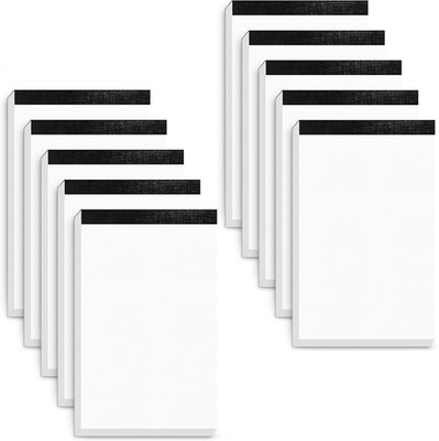 10 Pack Small Notepads Refills Grocery for List White Memo Pads 3X5 in Writing N