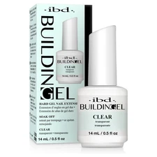 IBD Building Gel, Hard Gel Nail Extension, Clear, 0.5 oz