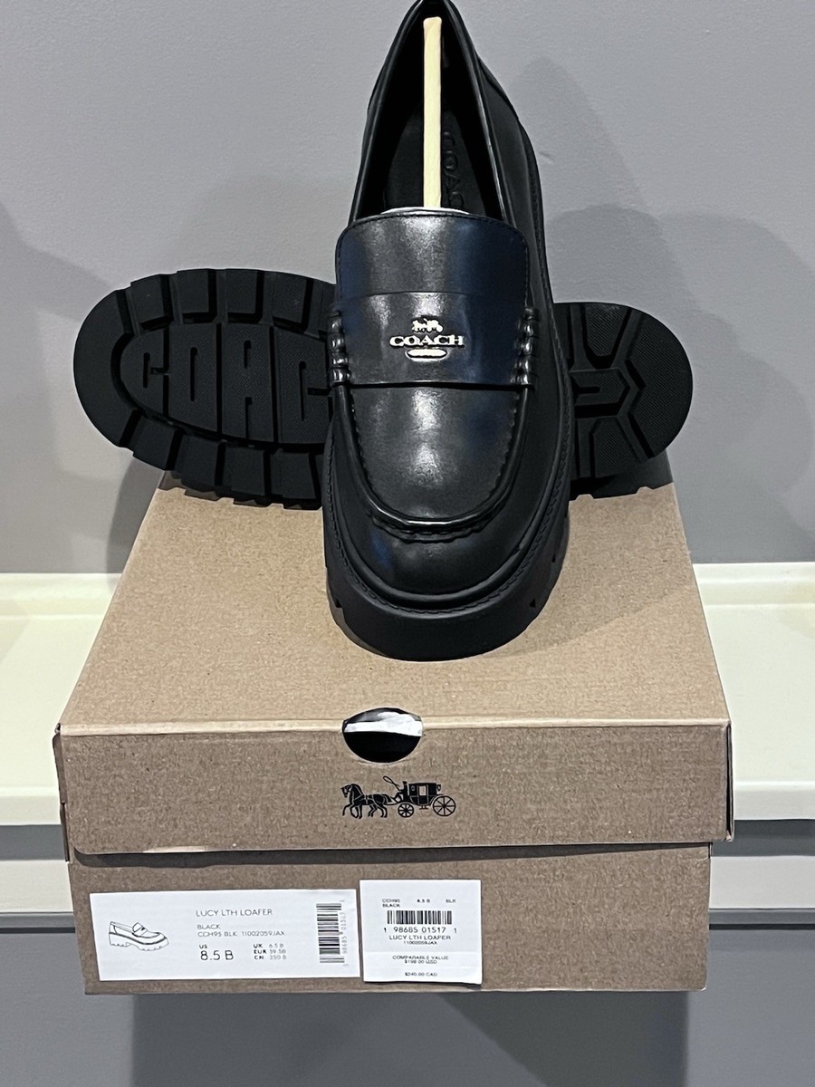 Coach Women's Lucy Platform Loafer Size 8.5 New In Box | eBay