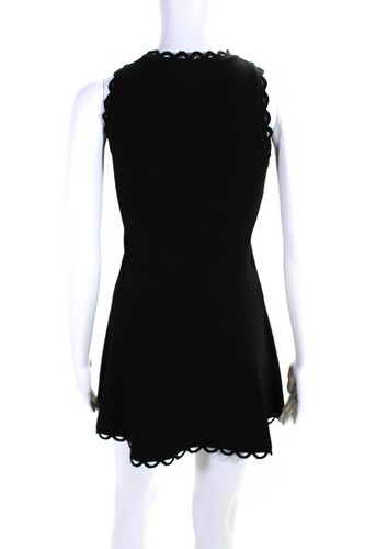 Milly Minis Girls Asymmetrical Hem Sleeveless Pullover Midi Dress Black Size 14 - Picture 3 of 6