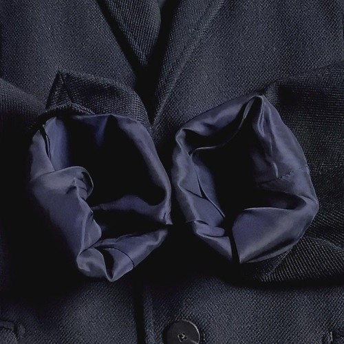 Paul Stuart Wool Tailored Jacket Black Stuart's Traveler Line Stretch Size 48 - Picture 22 of 24