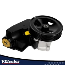 For Jeep Cherokee XJ Wrangler 20-38771 Power Steering Pump w/ Pulley&Reservoir
