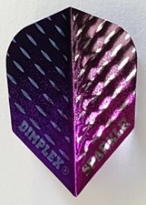 Harrows Sparkle Dimplex Black and Purple Fade Standard Dart Flights