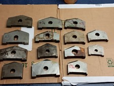 Lot of 14pcs Clark Tools Waukesha & More Spade Drill Bits Blades Inserts Tooling