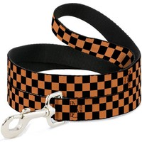 "Dog Leash Checker Orange/Blue Narrow 0.5\" (Us Import)"