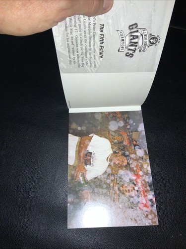 NIP 2003 SAN FRANCISCO GIANTS National League Champions Postcards BookMLB #100 - Picture 22 of 24