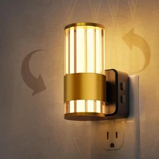 Night Light, Automatic Night Lights Plug into Wall, 0-100LM Adjustable Brightnes