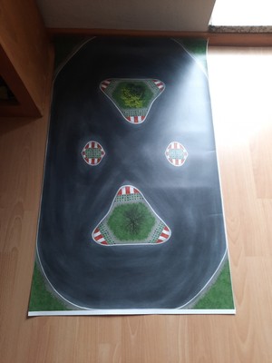 Rennstrecke für Turbo Racing 90cm x 55cm 2 Stück
