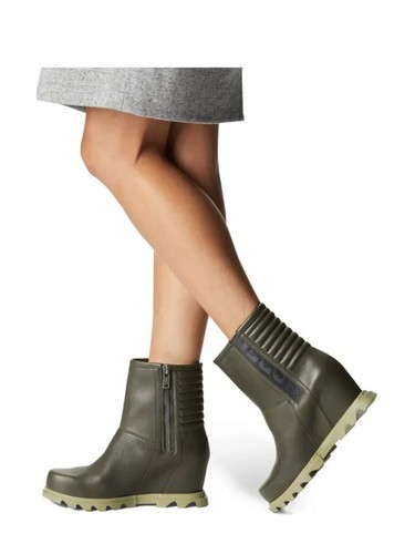 Sorel Joan of Arctic III Waterproof Moto Wedge Boot US 9 Dark Moss  - Bild 9 von 9