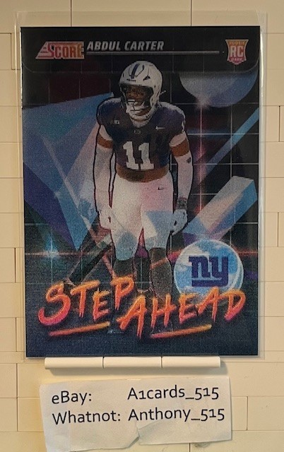 Abdul Carter - 2025 Score Step Ahead Rookie SP - New York Giants