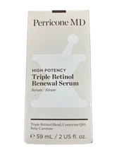 Perricone MD High Potency TRIPLE RETINOL RENEWAL SERUM, 2 fl oz, New In Box