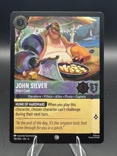 Disney Lorcana Azurite Sea John Silver - Ship's Cook 181/204 Cold Foil