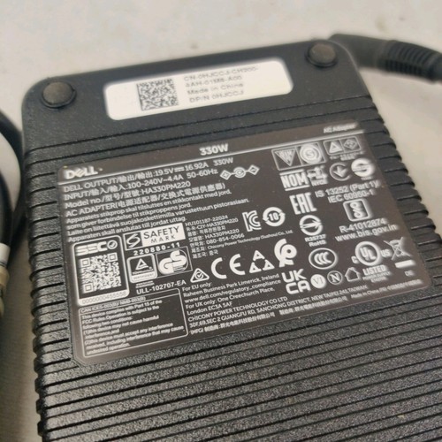OEM Dell 330W AC Adapter HA330PM220 Wall plug included - Picture 2 of 3