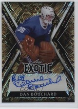 2024 Leaf Metal Legends Exotic Snake Diagonal Shimmer /8 Dan Bouchard Auto 0a3