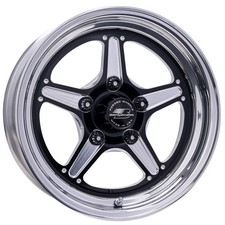 Billet Specialties Street Lite Black Wheel 15x4 1.625in Bs Brs23540l6116