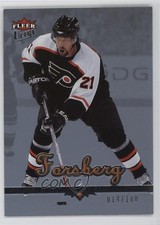 2005-06 Fleer Ultra Ice Medallion /100 Peter Forsberg #141 HOF 0td