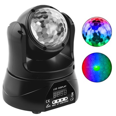 100W LED Partylicht Doppelseitige RGBW LED + Laser Moving Head Disco Bühnenlicht
