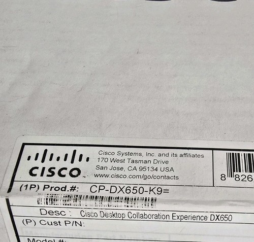 Cisco Cp-dx650-k9 VoIP Desk Phone With Camera - Picture 5 of 5