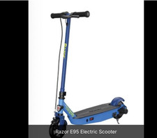 Razor Power Core E95 90W Kick Electric Scooter - Black/Blue