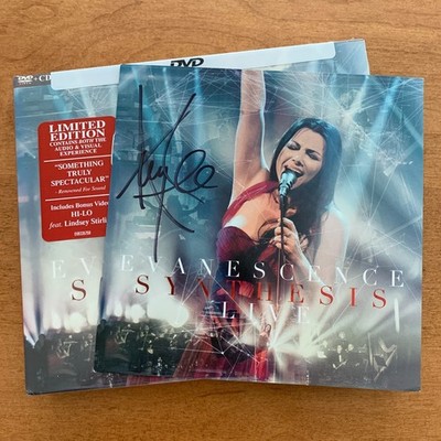 AMY LEE Evanescence Synthesis Live DVD + CD Autographed Signed JSA COA
