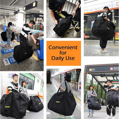 Folding Bike Bag for 20 inch Folding BIkes - Waterproof Bicycle Travel Carryi... - Picture 6 of 9