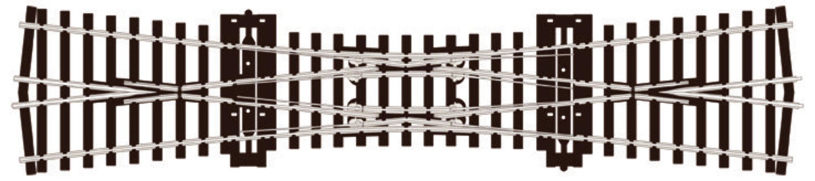 Peco SLE190 OO Gauge Code 75 Electrofrog Double Slip (12° angle)