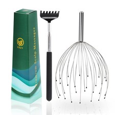 Head Massager 28 Fingers Head Scratcher Scalp Massager, Back Scratcher