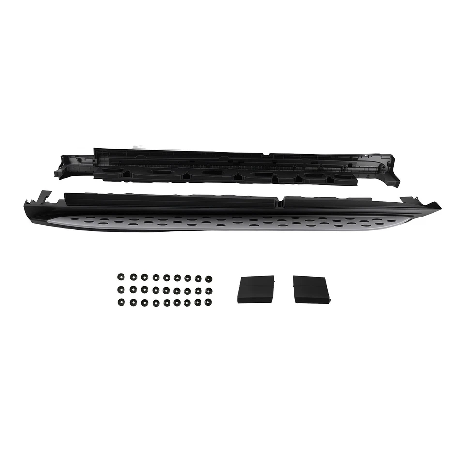 estribo lateral negro para Mercedes-Benz GL GLS Clase X166 2013-2018 Foto 2 de 4
