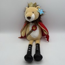 FAO Schwarz 12" Glow Brights Nutcracker Lion Plush NWT