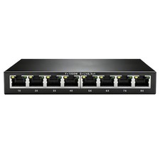 8 Port Gigabit Switch, Unmanaged Ethernet Switch with Traffic Optimization, P...