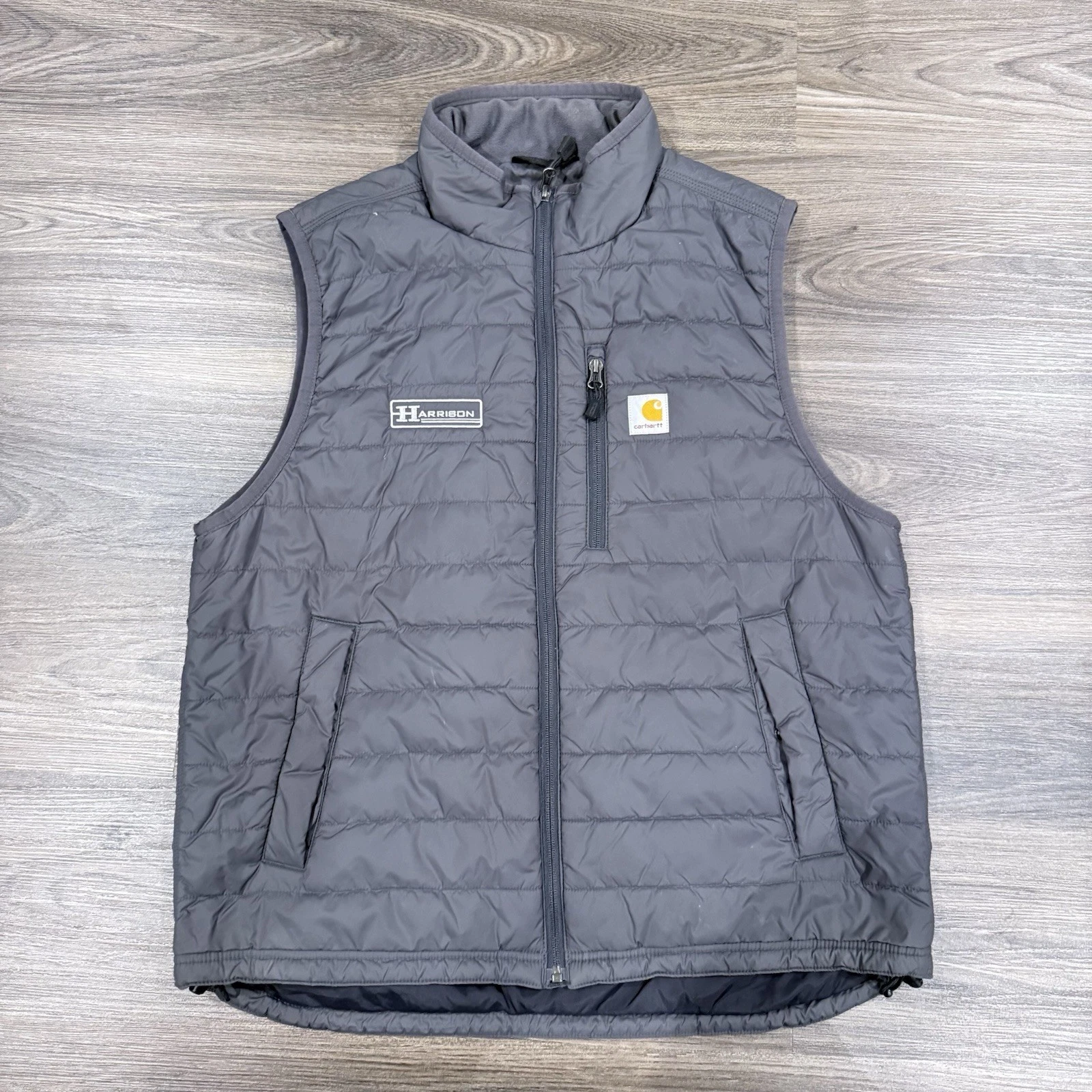 Carhartt Gilliam Vest Large Black Quilted Rain Defender Insulated Utility Logo*
Opens in a new windo
