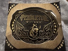 MONTANA SILVERSMITHS Pendleton Whisky BELT BUCKLE in Package