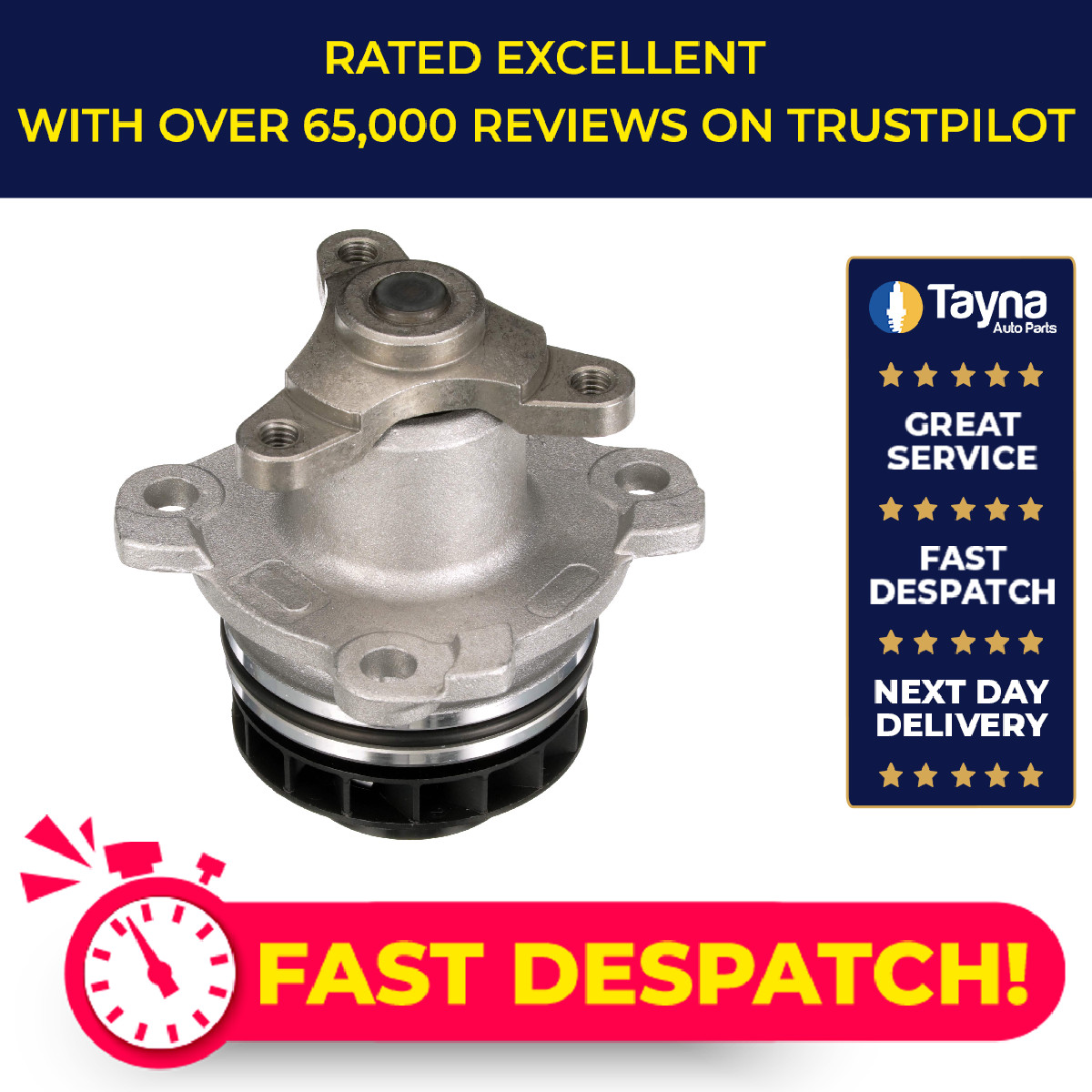 Bomba de agua compatible con RENAULT TRAFIC Mk2 2.0D 2006 en puertas de refrigerante calidad 210103098R