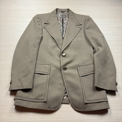 Vintage 70s Blazer Sports Coat Disco Western Mod Rockabilly Size 38 Phoenix 60s