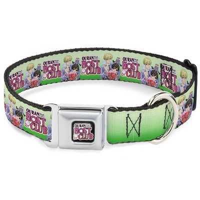 Crunchyroll Pet Collar, Dog Collar Metal Seatbelt Buckle, Ouran Host (US IMPORT)