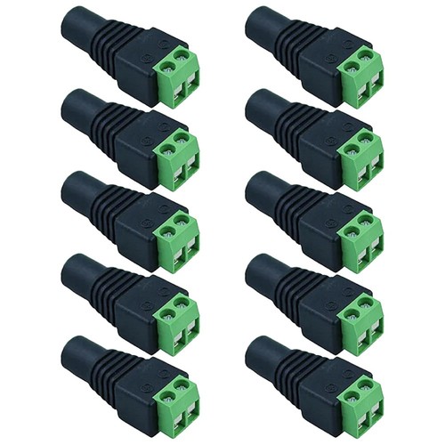 Convenient 10pcs DC Power Connector for LED Strip Light Simplify your Setup - Afbeelding 3 van 11