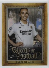 2022 Chrome UEFA Women's Champions League Queens of Football Caroline Weir jc3