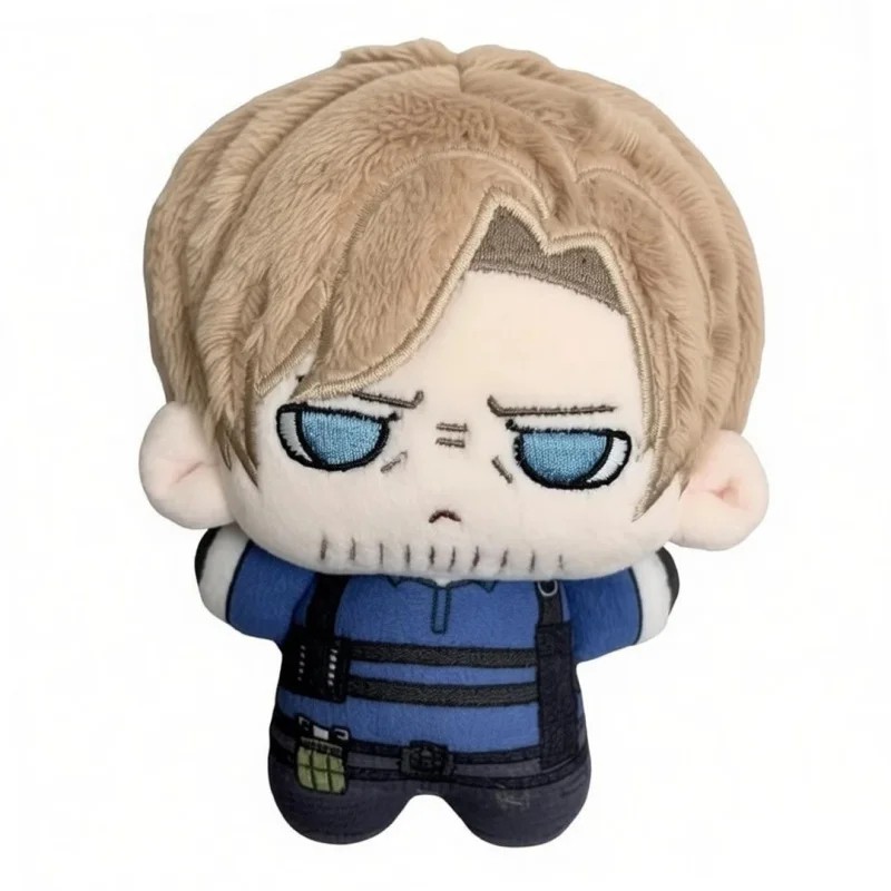 Evil Leon Kennedy Plush Doll 10cm Keychain Toy Gift Collectible