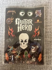 Guitar Hero Stickers  Decals W/manual. . Sealed. Unused.
