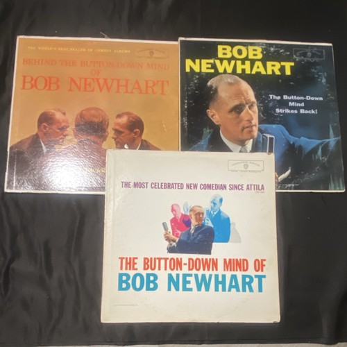 Bob Newhart Warner Bros. Records Vinyl LP Comedy The Button-Down Mind Lot