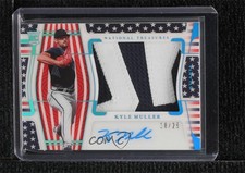 2022 Panini National Treasures Stars & Stripes 18/25 Kyle Muller #102 Auto 0wc9