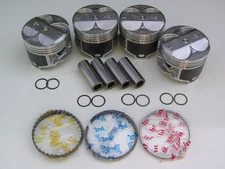 JDM FLOATING PIN NIPPON RACING HONDA PR3 B16A PISTONS NPR RINGS STD 81.50MM SIR 