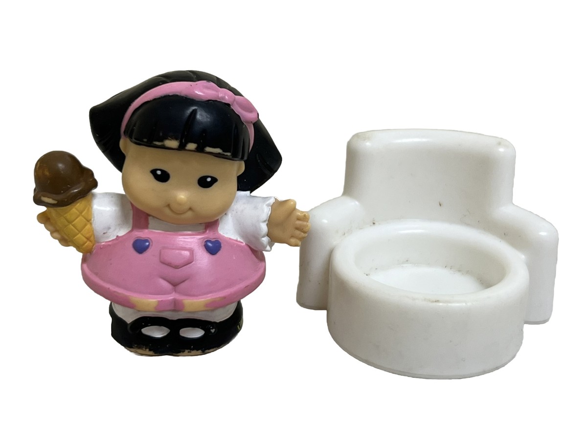 Fisher Price Little People Sonya Lee Asian Girl with Ice Cream