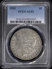 1883-P $1 Morgan Silver Dollar PCGS AU 53